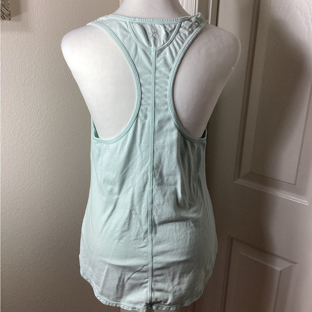 Danskin Light Green Yoga Tank Top Sz S - Picture 2 of 9